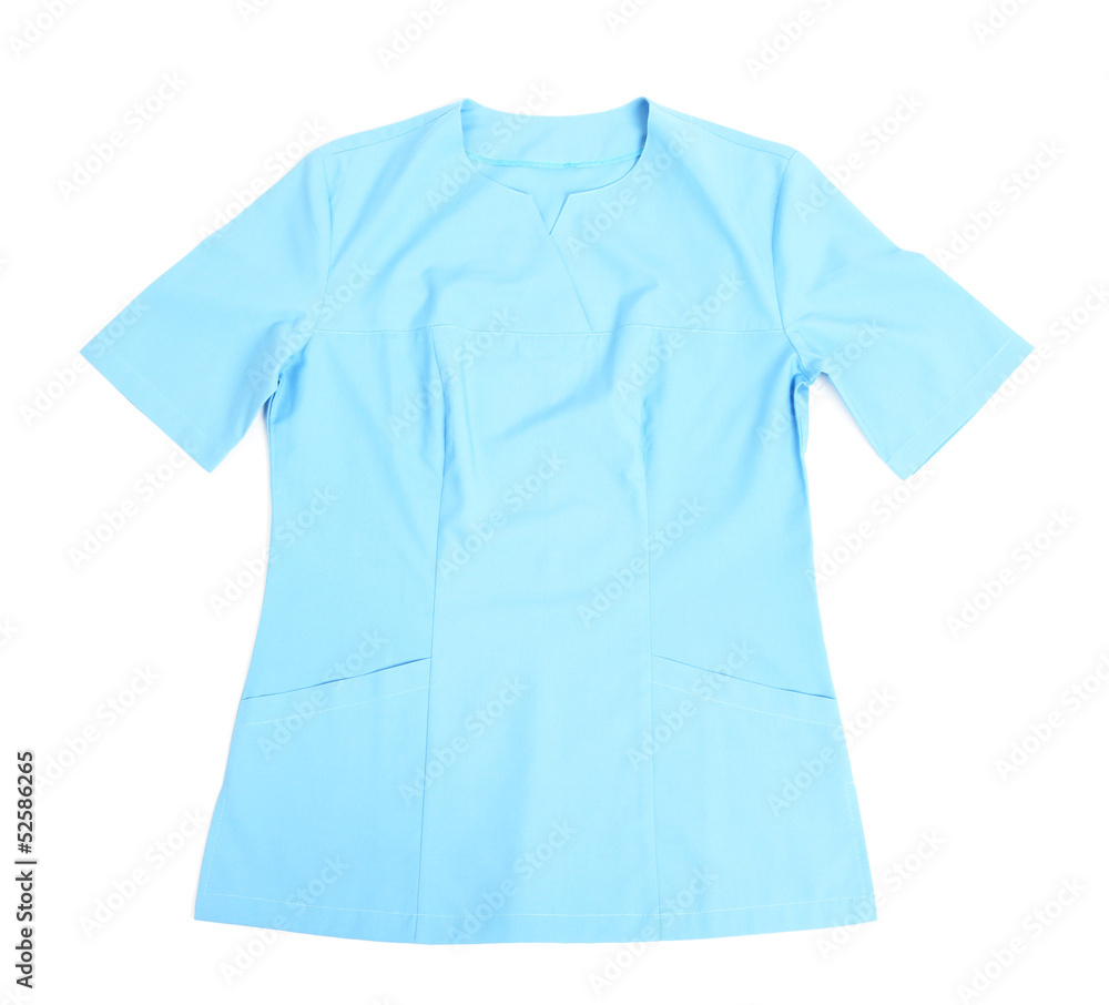 Medical clothing isolated on white Medical clothing isolated on white