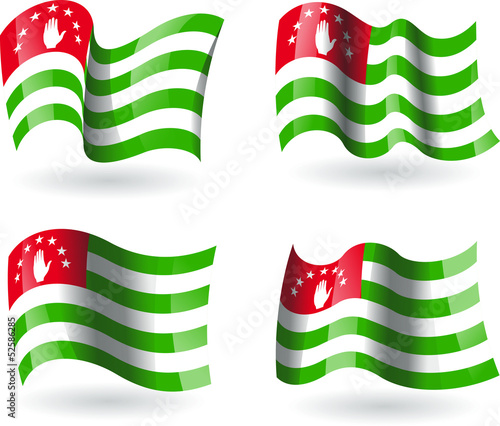 4 bandeiras da Abecásia