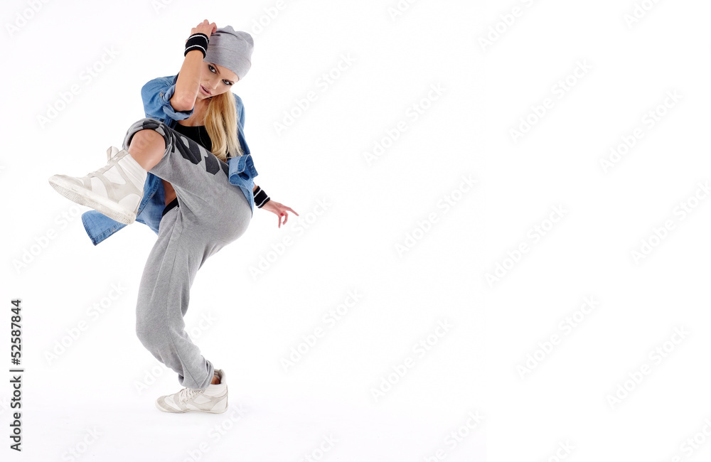 young and beautiful dancer posing in studio young and beautiful dancer posing in studio