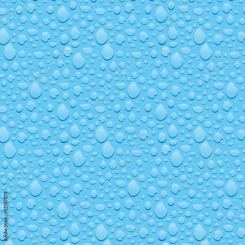 Seamless texture of condensation on the glass. The background.