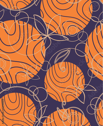 flowers abstract texture orange
