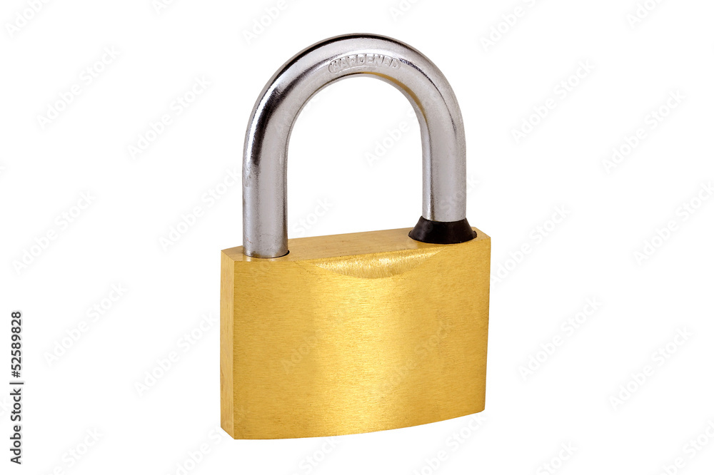 closed padlock isolated on white whit path closed padlock isolated on white whit path