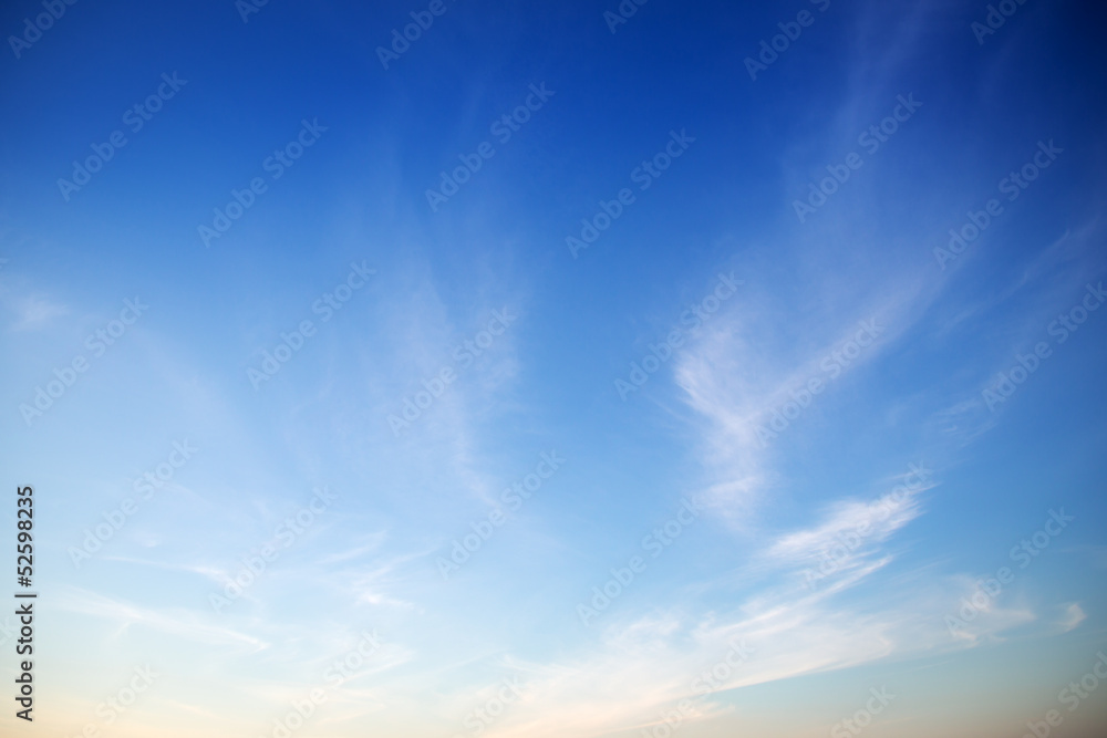 Fototapeta premium Blue sky background