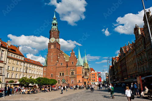Obraz na płótnie Wrocław Rynek Główny w salonie