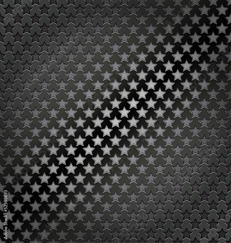 Star lite seamless dynamic vector metal background