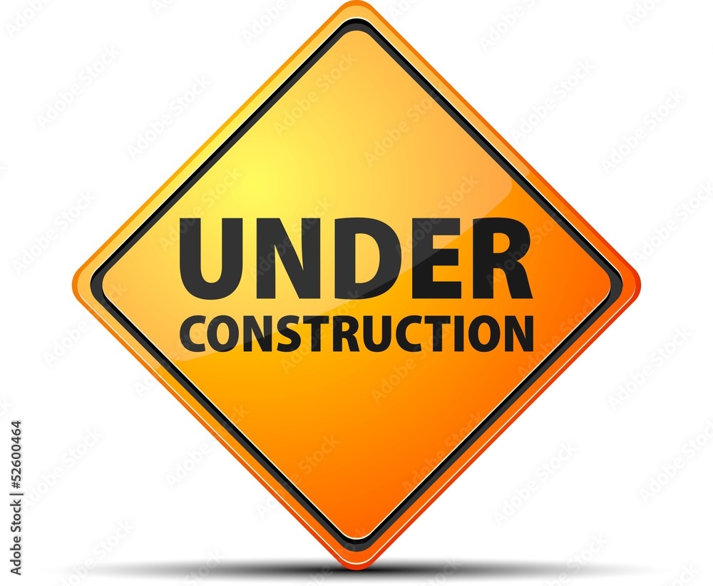 Under Construction sign Under Construction sign