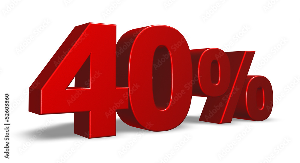 forty per cent