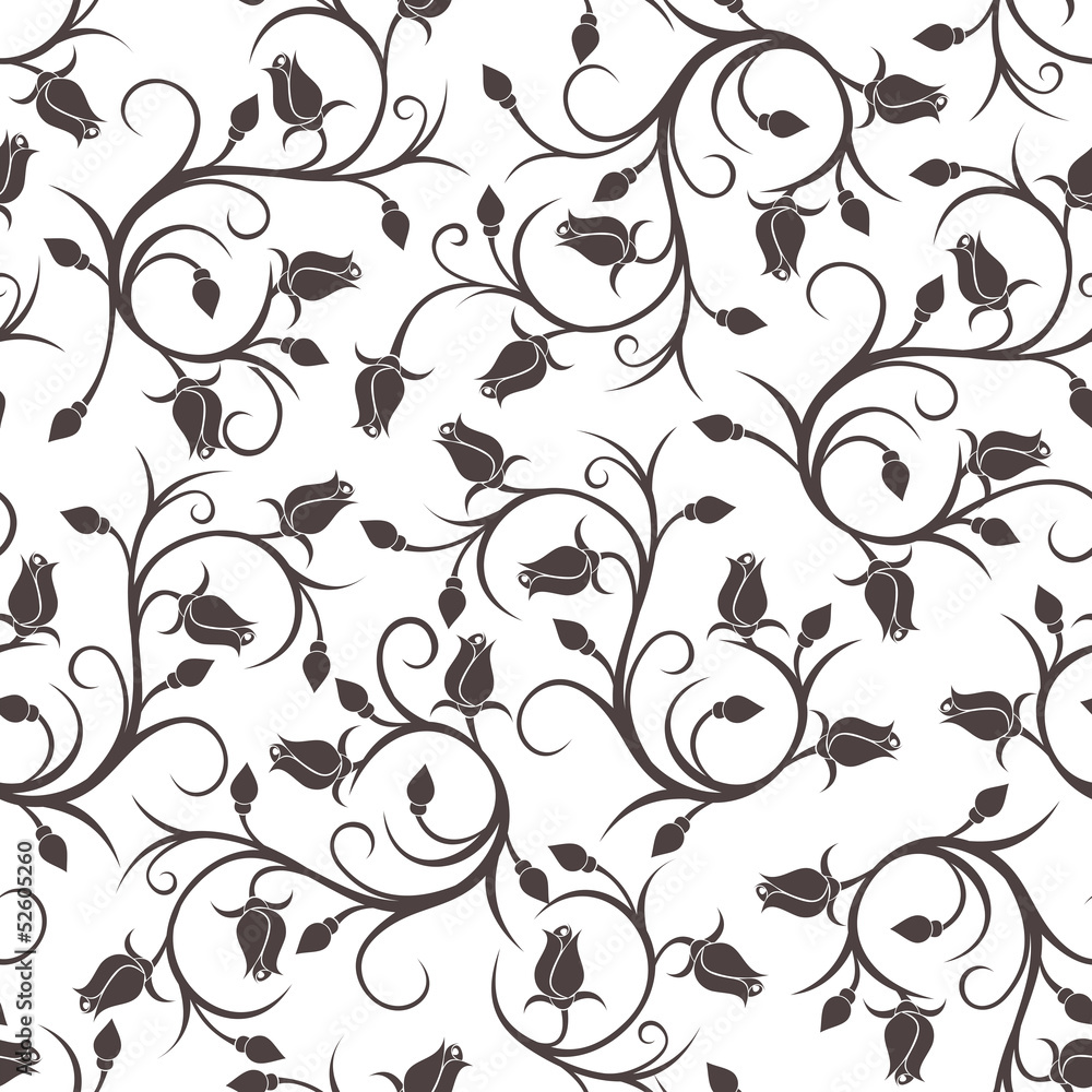 Seamless pattern with roses. Vector illustration. Seamless pattern with roses. Vector illustration.