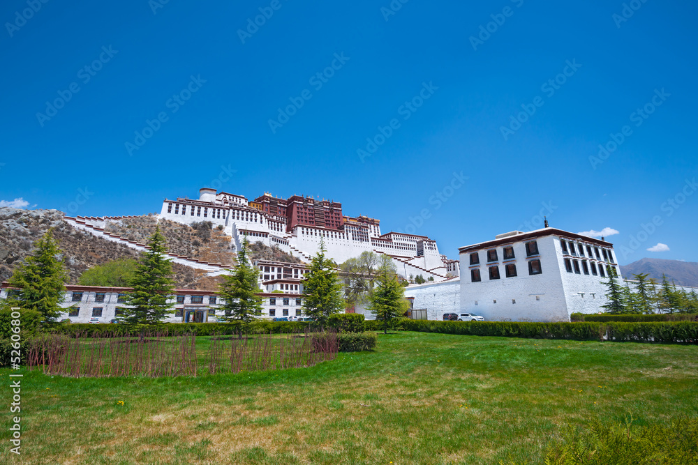 Potala Palace in Lhasa -Tibet Potala Palace in Lhasa -Tibet