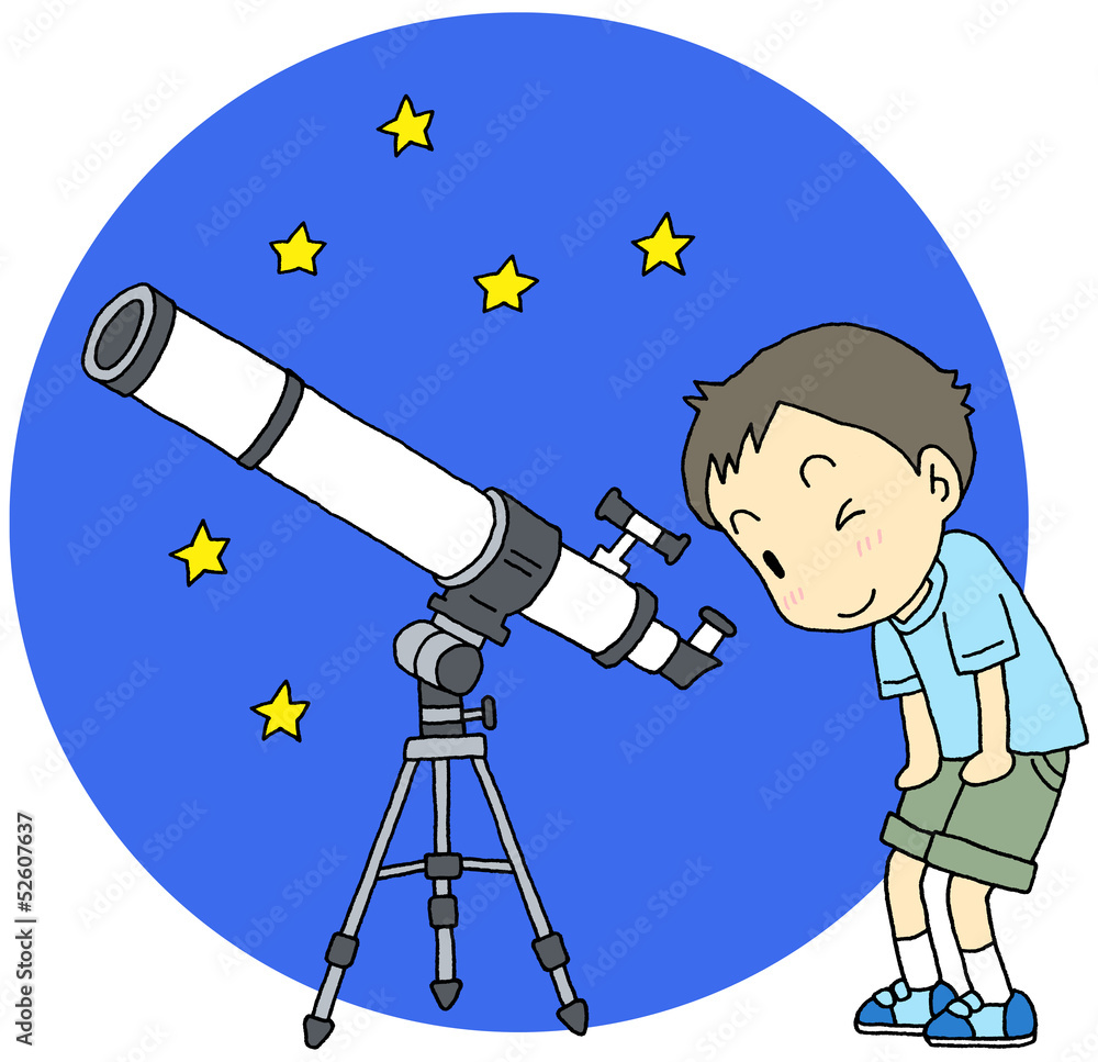 天体望遠鏡 男の子 夜空 Stock イラスト Adobe Stock 天体望遠鏡 男の子 夜空 Stock イラスト Adobe Stock