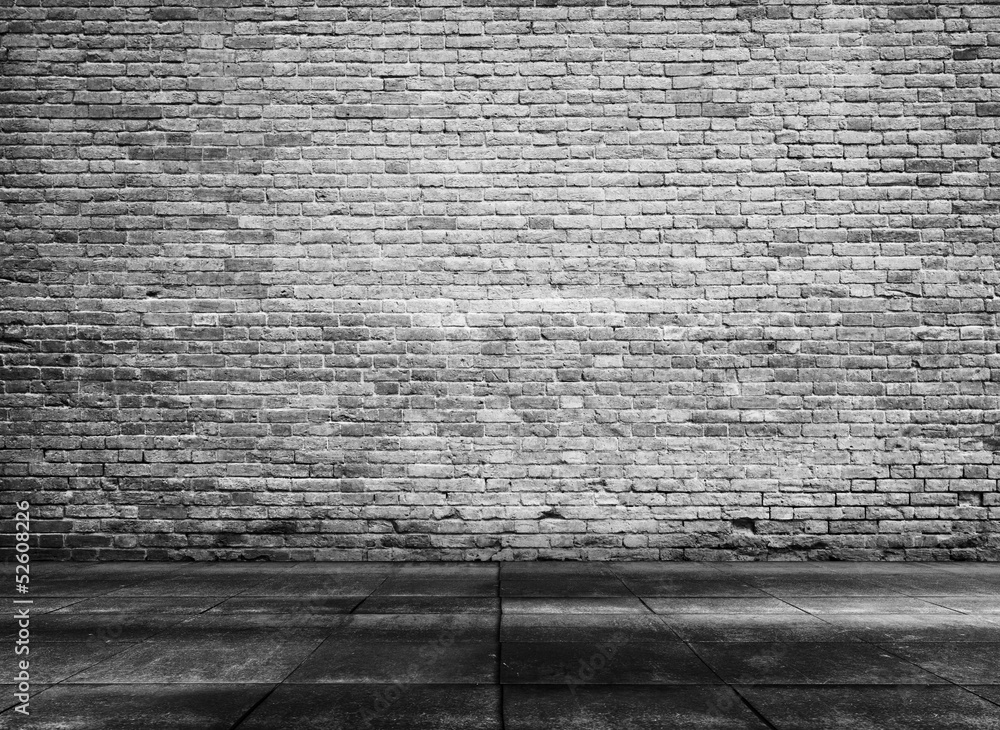 Fototapeta premium interior with brick wall