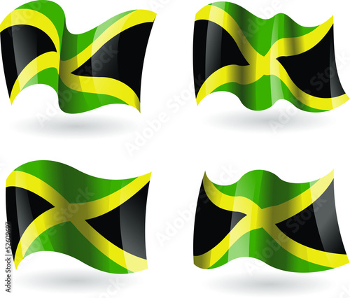 4 bandeiras da Jamaica