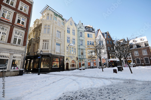 Münsterplatz in Aachen im Winter photo