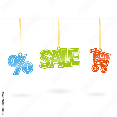 Sale Aktion Rabatt Anhänger