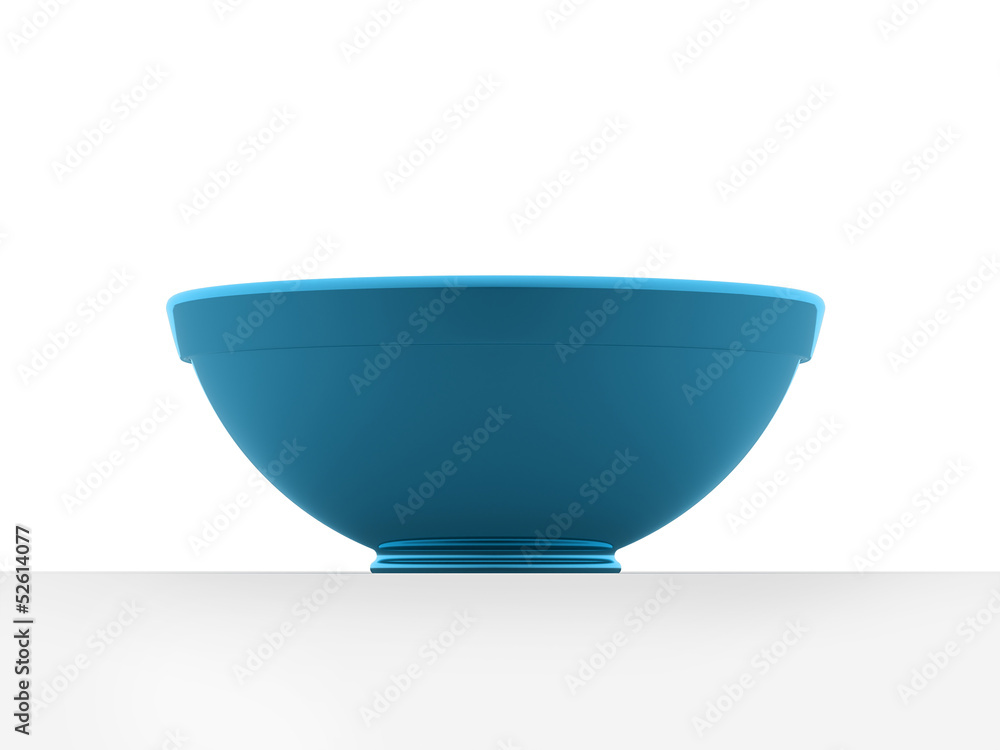 Blue bowl isolated Blue bowl isolated