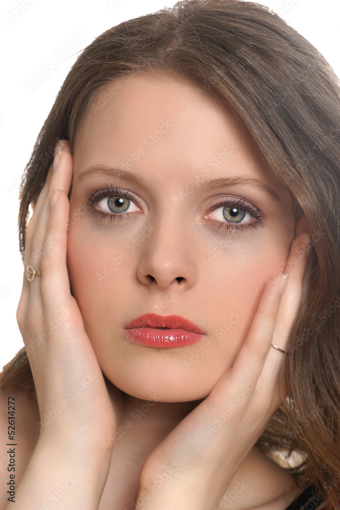 Junge Frau mit Make up Junge Frau mit Make up