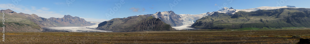 Panorama of Vatnajökull National Park