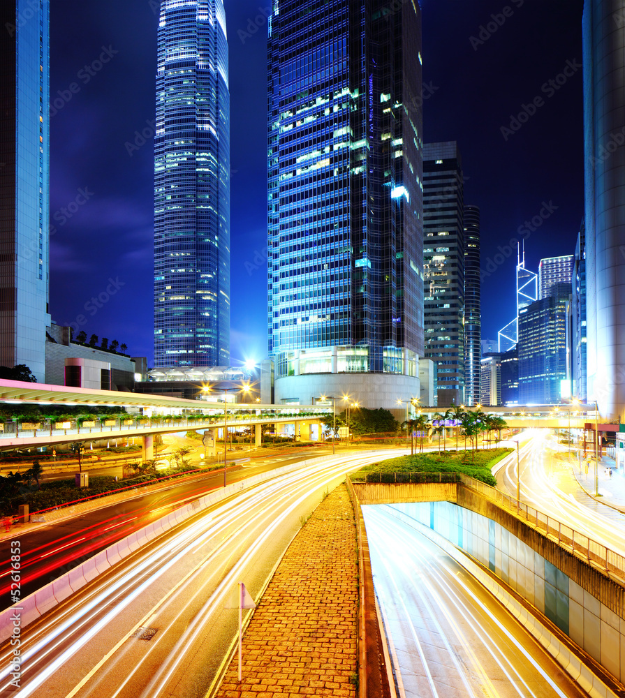 Fototapeta premium Hong Kong at night