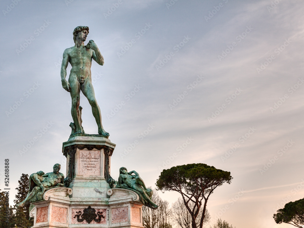 Naklejka premium statue of David