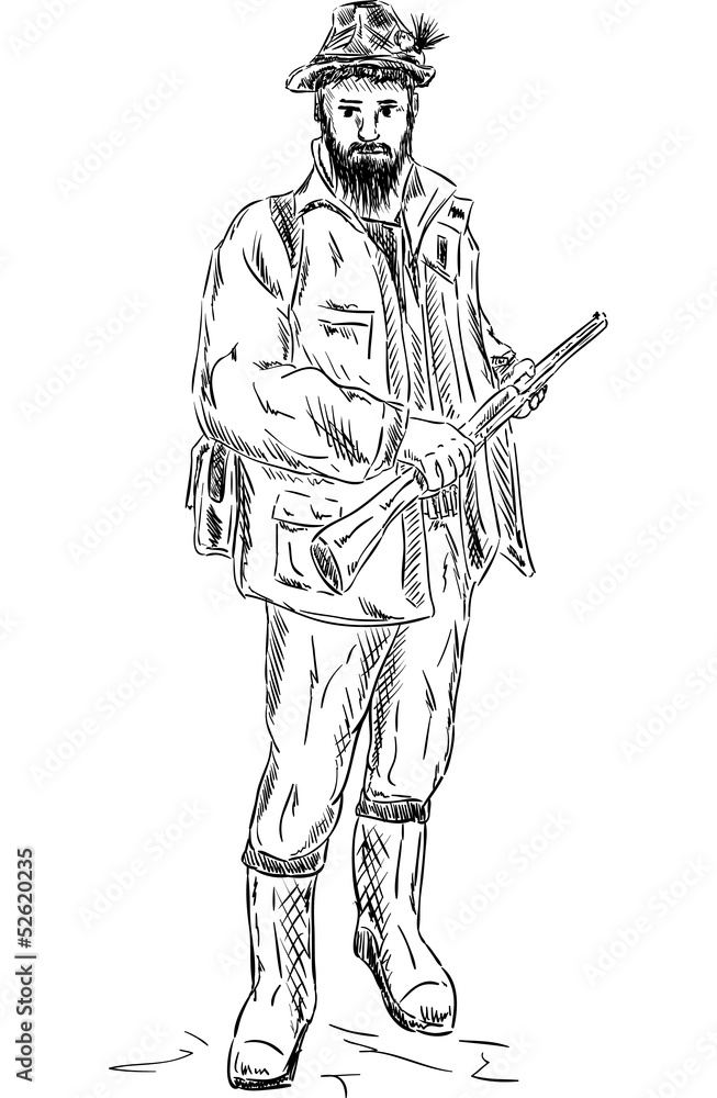 Obraz premium Hunter