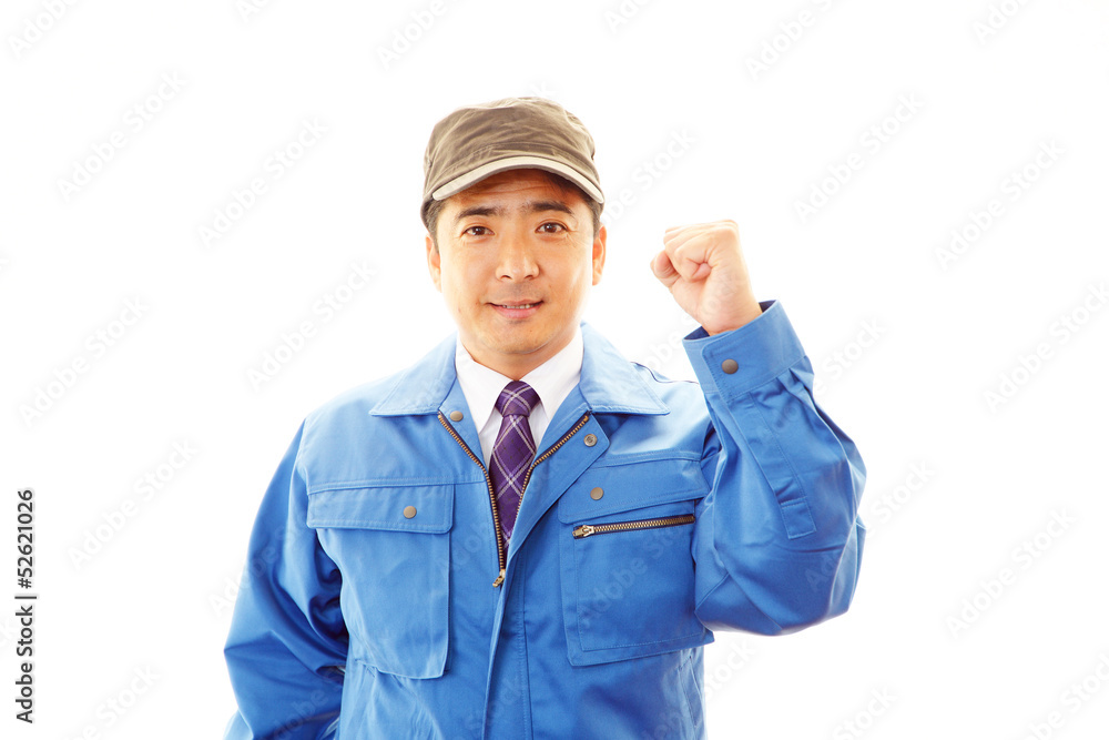 笑顔の男性 笑顔の男性