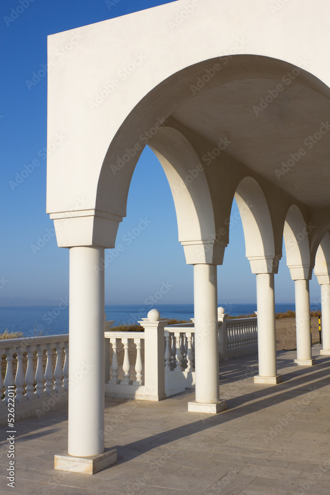 Balcony over Aegean Sea