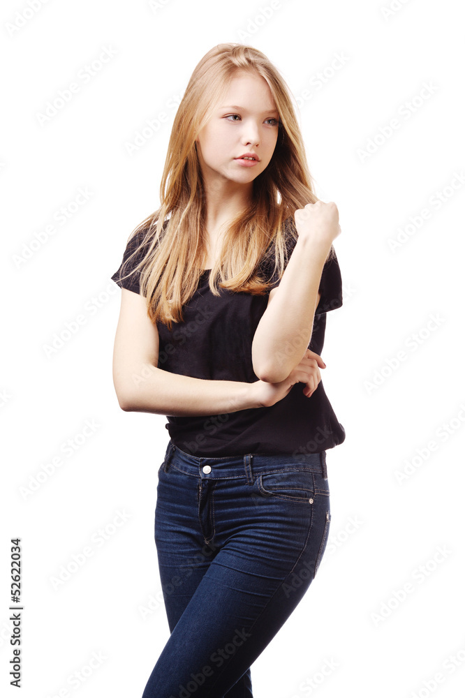 Fototapeta premium beautiful teen girl portrait
