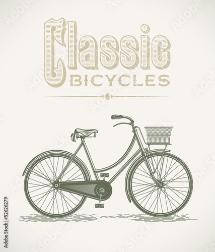 Classic lady's bicycle