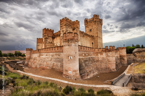 Castillo de la Mota in Medina del Campo, Valladolid, Spain photo