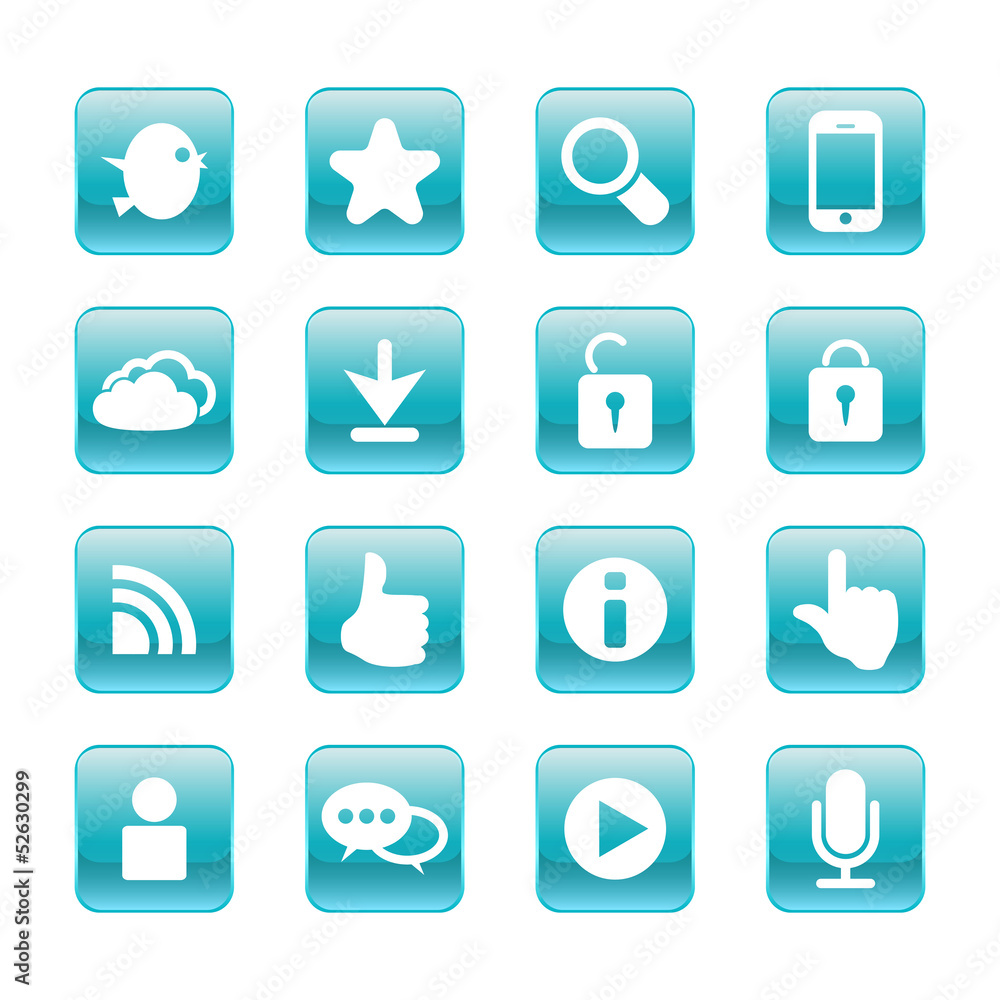 web, communication icons: internet vector set. web, communication icons: internet vector set.