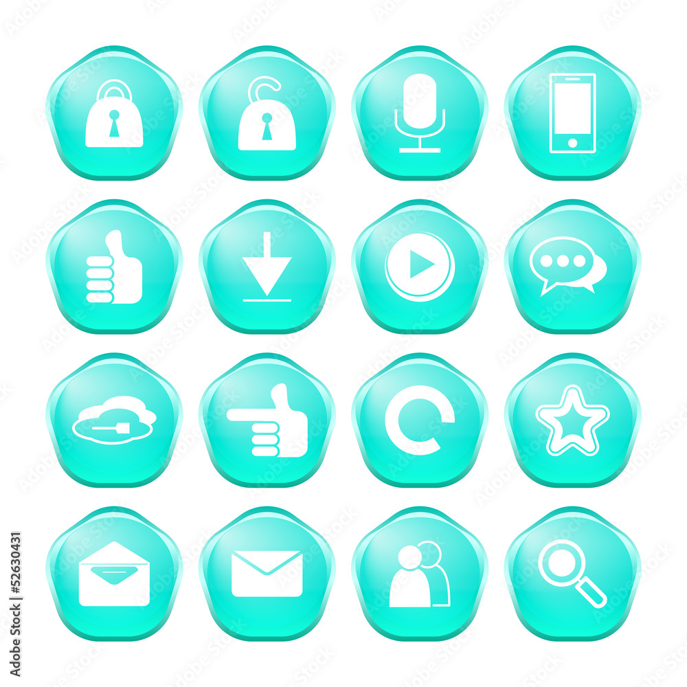 web, communication icons: internet vector set. web, communication icons: internet vector set.