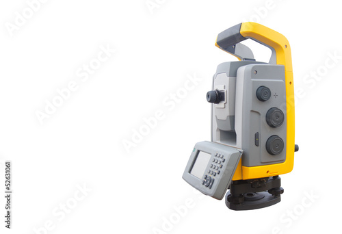 The total station , The geodetic and topography measuring tool