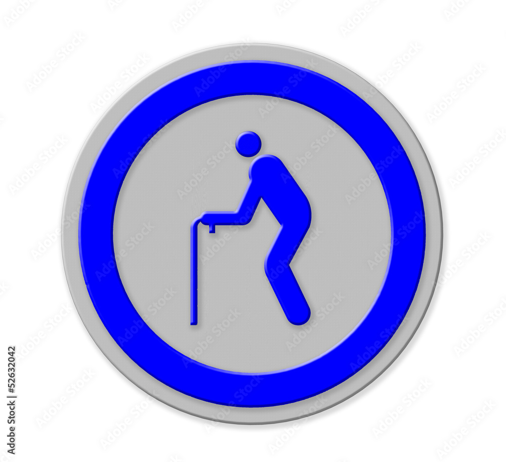 sign shows the way to the old men restroom sign shows the way to the old men restroom