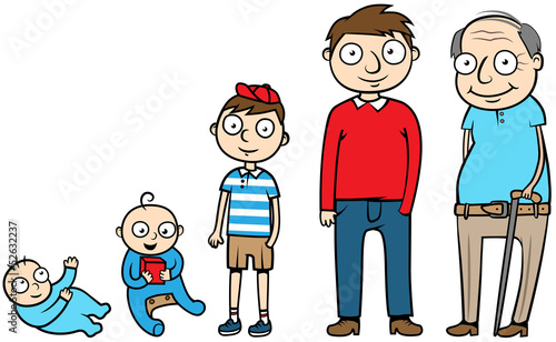Man life stages development