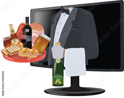 pasto davanti alla tv