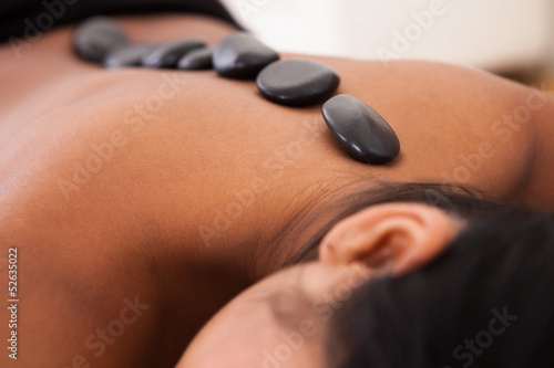 Young Woman Relaxing In A Spa Treatment
