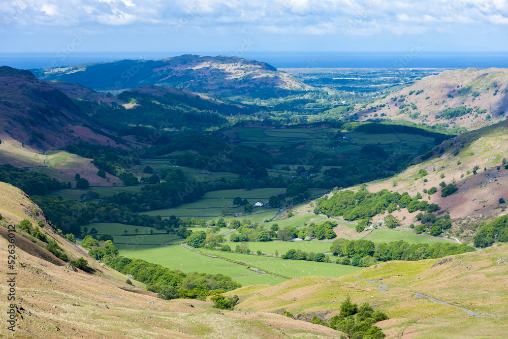 Hardknott Pass, Cumbria, England