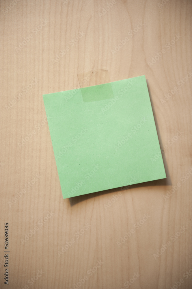 Sticky notes on desk Sticky notes on desk