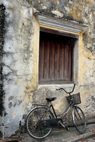 Bicycle sidewall in vietnam