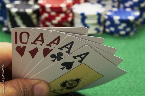 Casino, Poker, 4 Asse