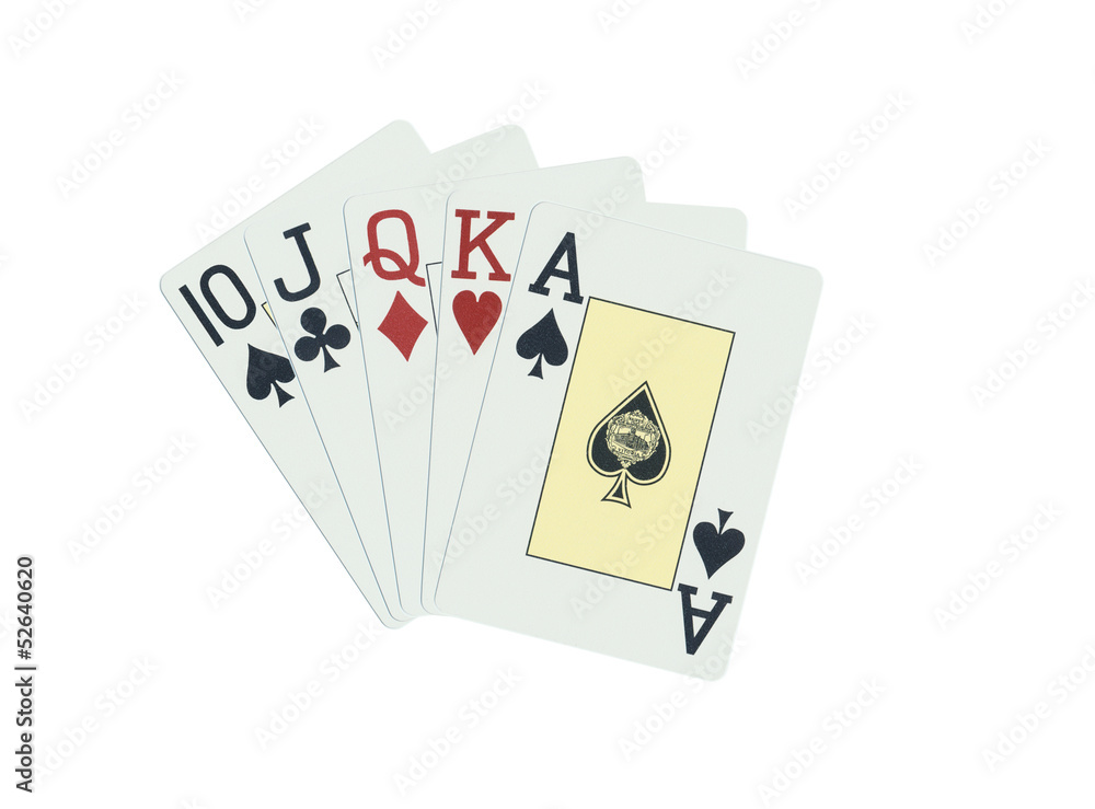 Obraz premium Poker, Straße