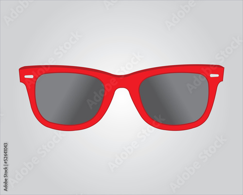 Retro red sunglasses