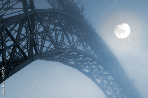 Eiffel full moon #52641264
