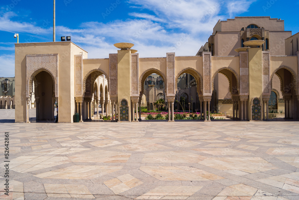 Obraz premium Moschea di Hassan II, Casablanca, Marocco
