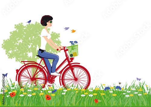 Radfahren in der Natur
