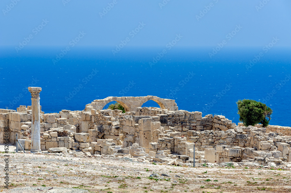Ruins of an early Christian basilica on Cyprus