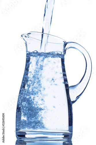 pitcher of water