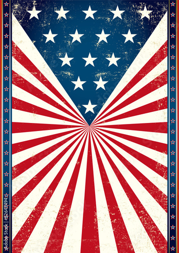 Poster of us flag