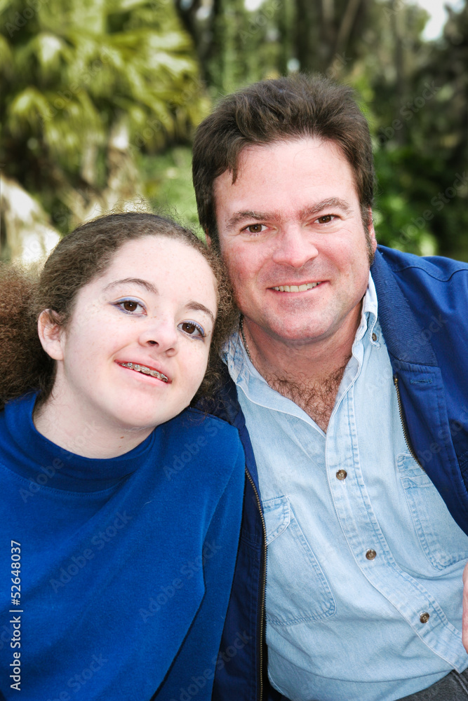 Father Daughter Outdoor Portrait Father Daughter Outdoor Portrait