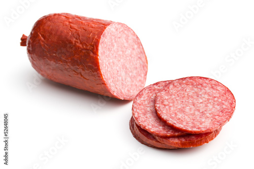 sliced salami photo